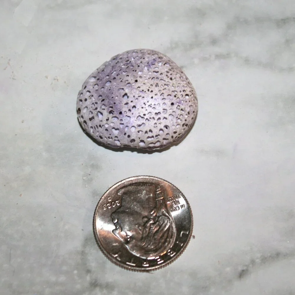 HAND CRAFTED 2 Lavender Aroma Stones Aromatherapy Essential Oil Diffuser Pair